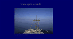 Desktop Screenshot of agion-oros.de